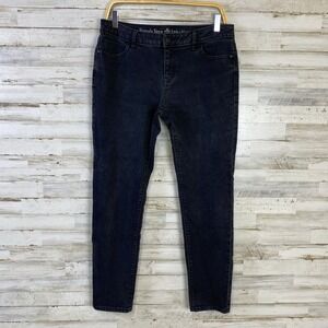 Simply Vera VERA WANG Jeans Women 8 Black Denim Mid Rise Skinny Stretch